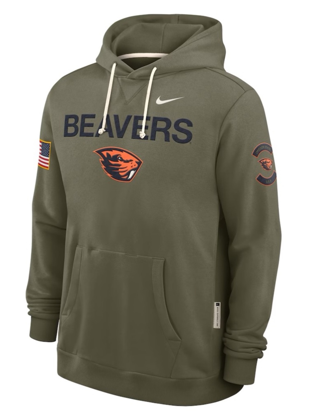 NWT Men's large Nike Oregon state beavers military appreciation hoodie FTBL STS